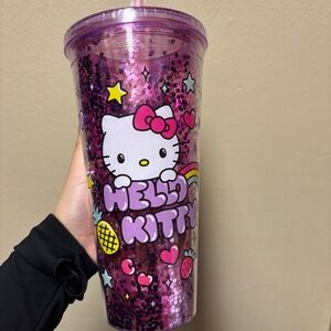 Sanrio Hello Kitty Pink and Purple Party Tumbler